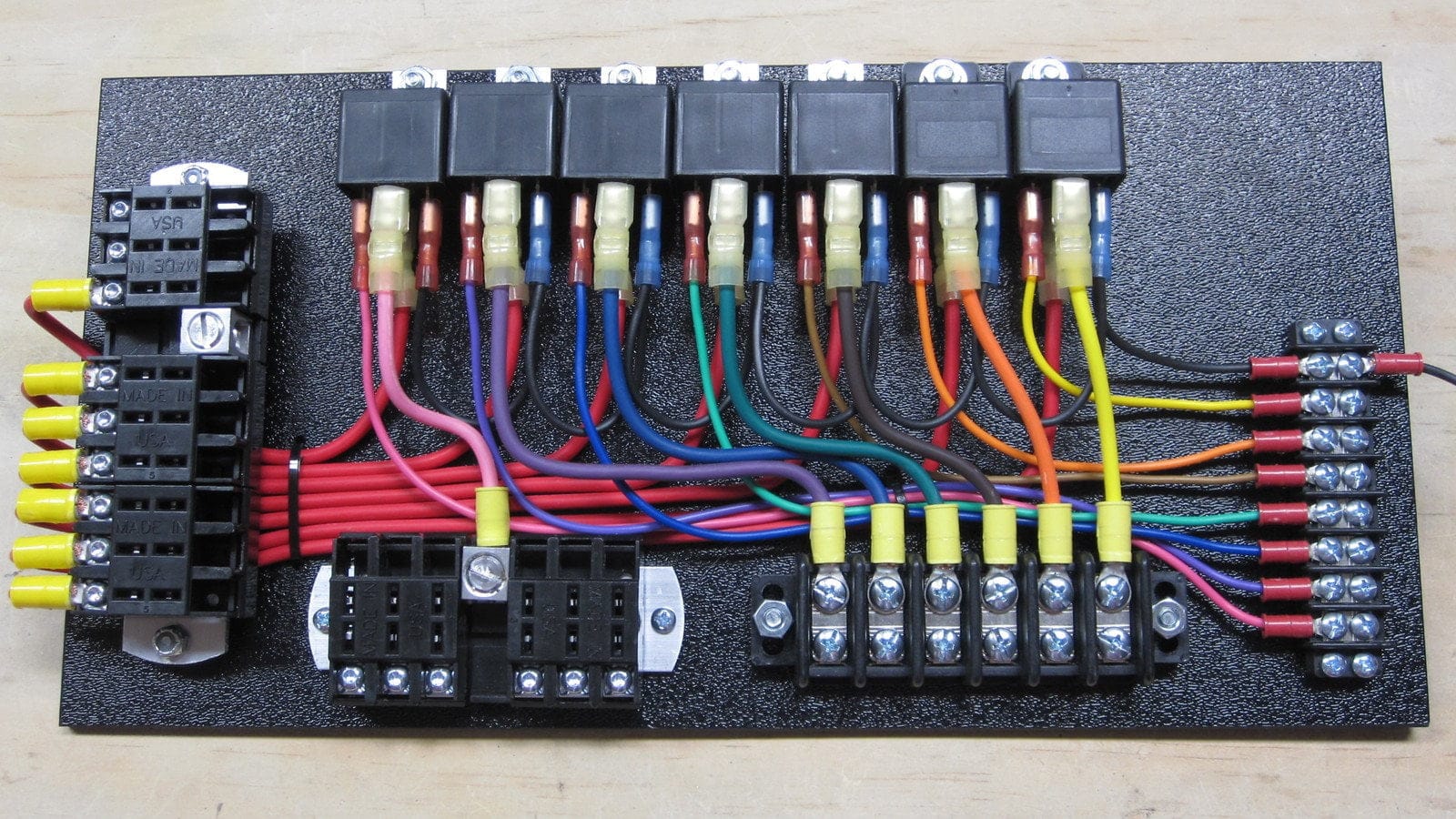 7 Relay Panel w/ Switched Panel