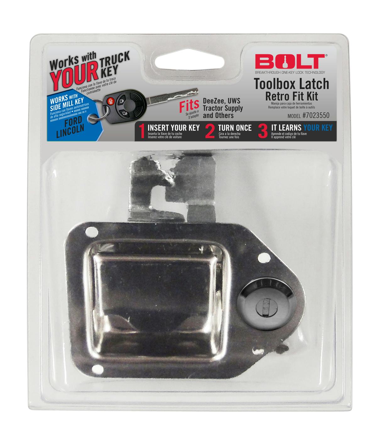 BOLT 7023550 TOOLBOX LATCH FORD SIDE CUT