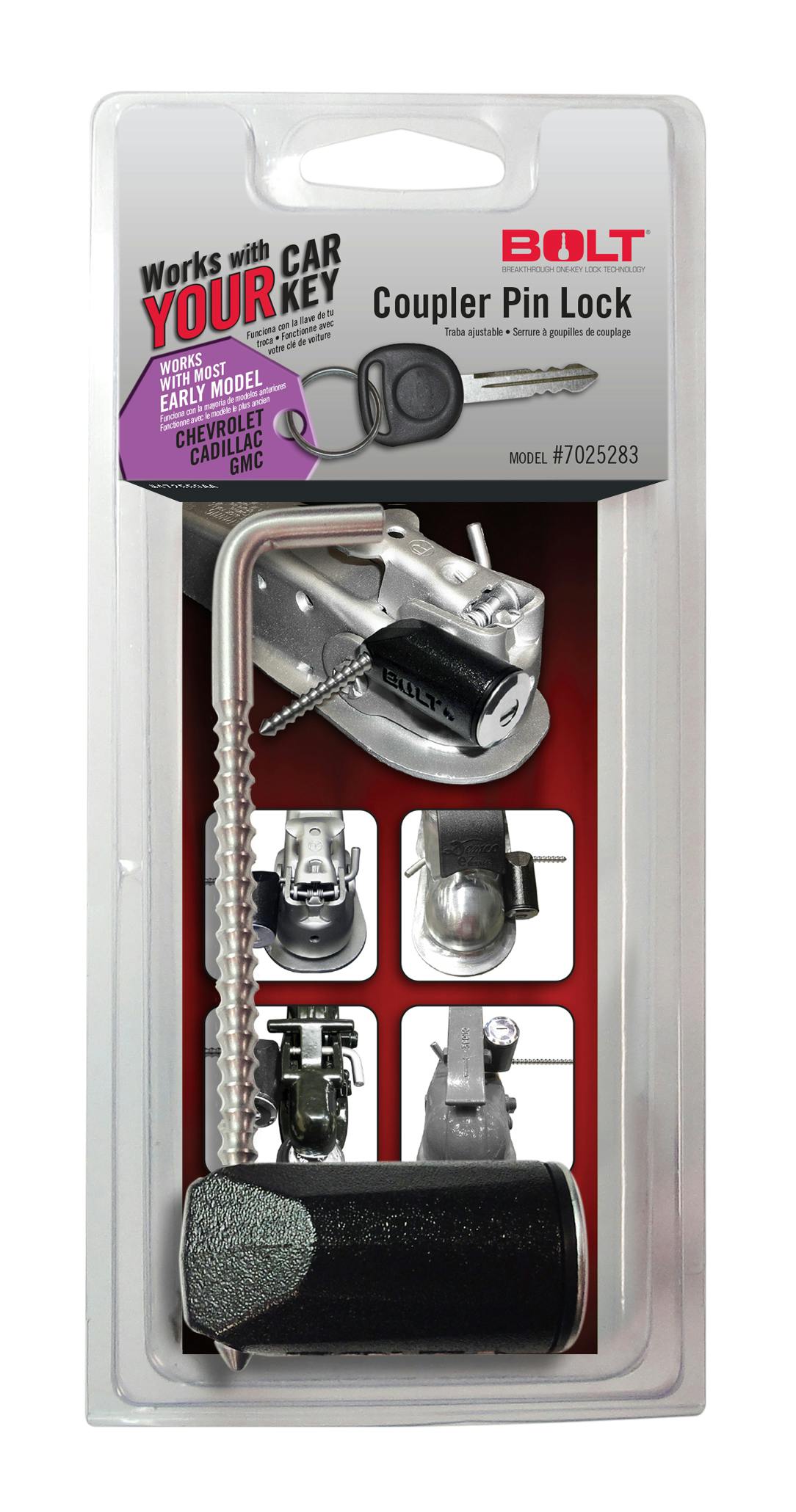 BOLT 7025283 COUPLER PIN LOCK GM EARLY MODEL (GM A)