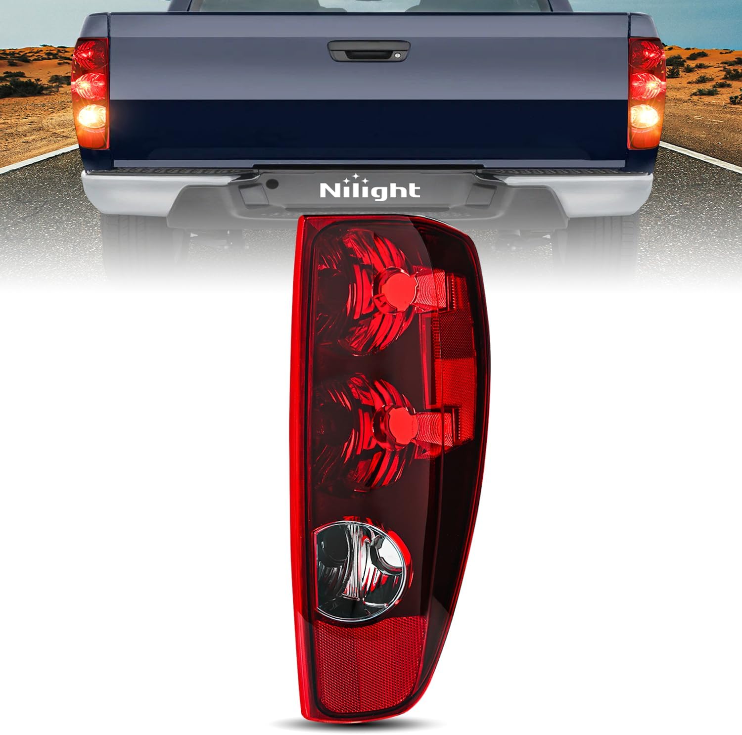 Taillight Assembly Compatible with 2004 2005 2006 2007 2008 2009 2010 2011 2012 Colorado GMC Canyon 2006 Isuzu i280 i350 2007 2008 Isuzu i290 i370 Rear Lamp OE Style Passenger Side Red Lens