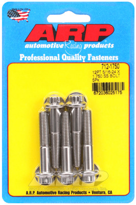 ARP 712-1750 Stainless Steel Bolts 12 Point Head - 5/16"-24 - 1.750" UHL 5 Pack
