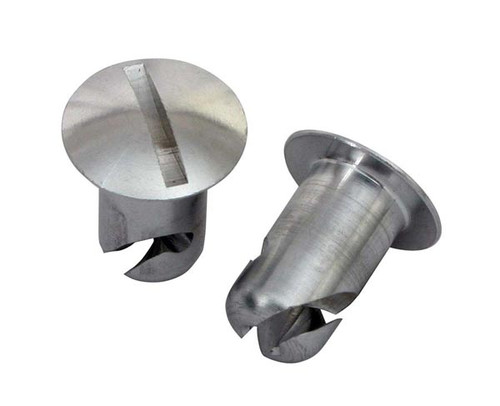 Moroso 71351 Dzus Quick Fasteners - 10 Pack - 7/16" - .500" Length - Aluminum