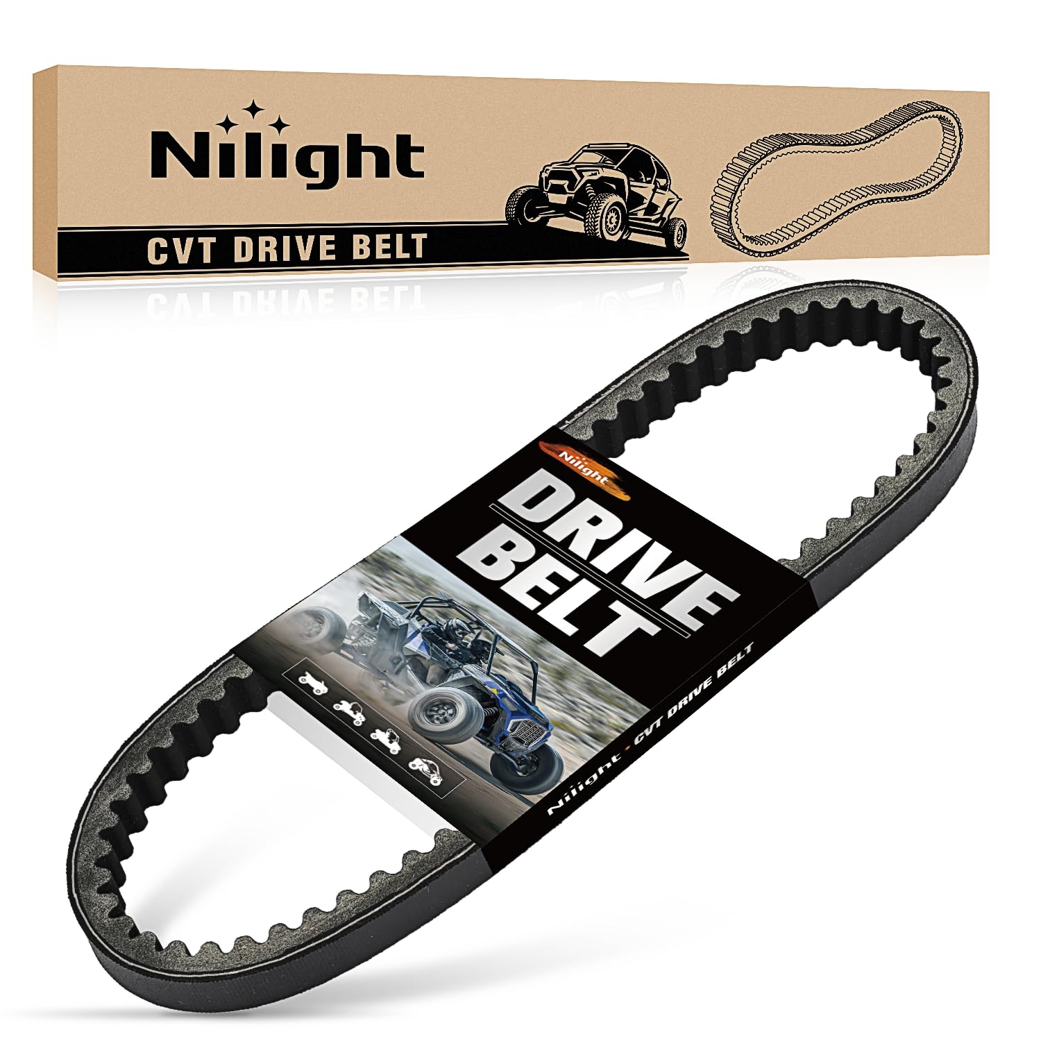 Drive Belt 30 Series Torque Converter Belt Fit for Manco 5959 Comet 203589 Murray 12-8487 Kartco 7628 Ken-bar Karts 5HP-7HP Engine Comet 30 Series Go Kart Asymmetrical Belt, 1 Pack
