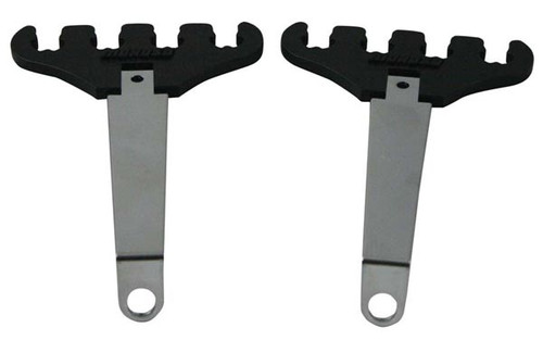 Moroso 72183 Universal Spark Plug Wire Loom KitBlack/Chrome - 7-9mm Wires Pair