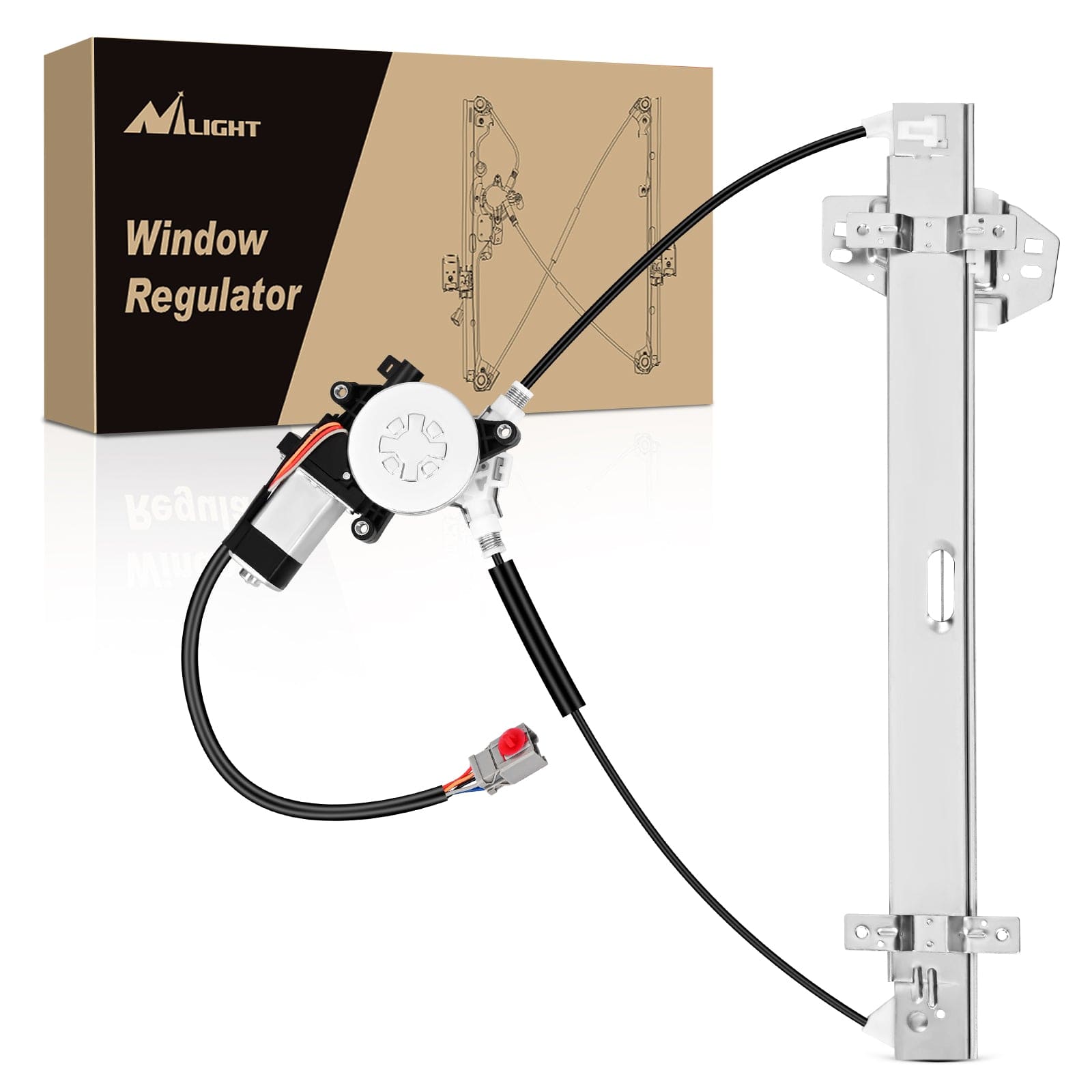 748-131 Power Window Regulator and Motor Front Driver Side Compatible with Honda Element 2003 2004 2005 2006 2007 2008 2009 2010 2011,Front Left Side