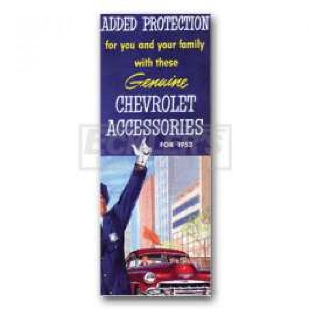 Early Chevy Accessory Book, 1952