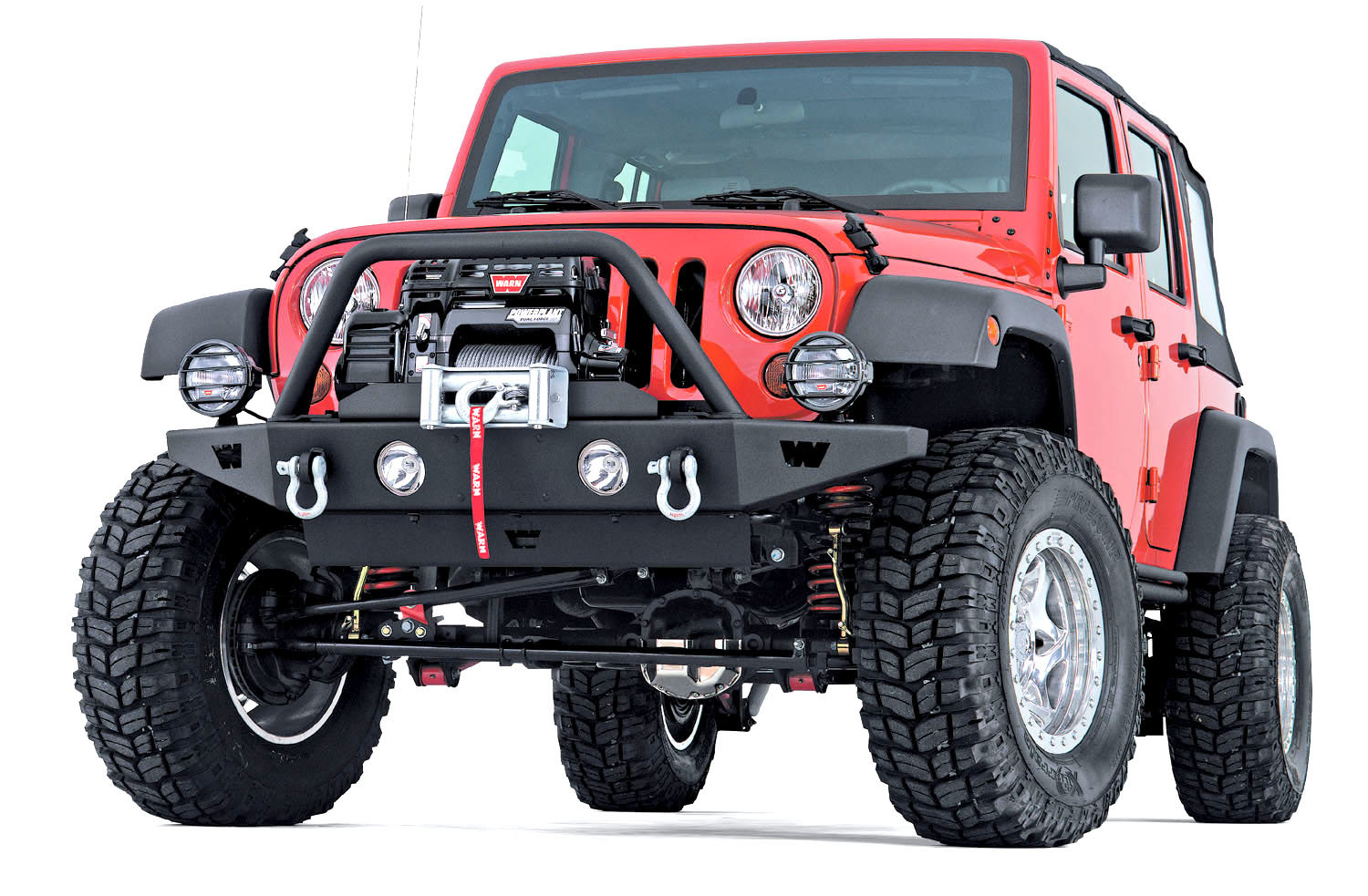 WARN 89430 Rock Crawler Front Bumper for 07-18 Jeep Wrangler JK