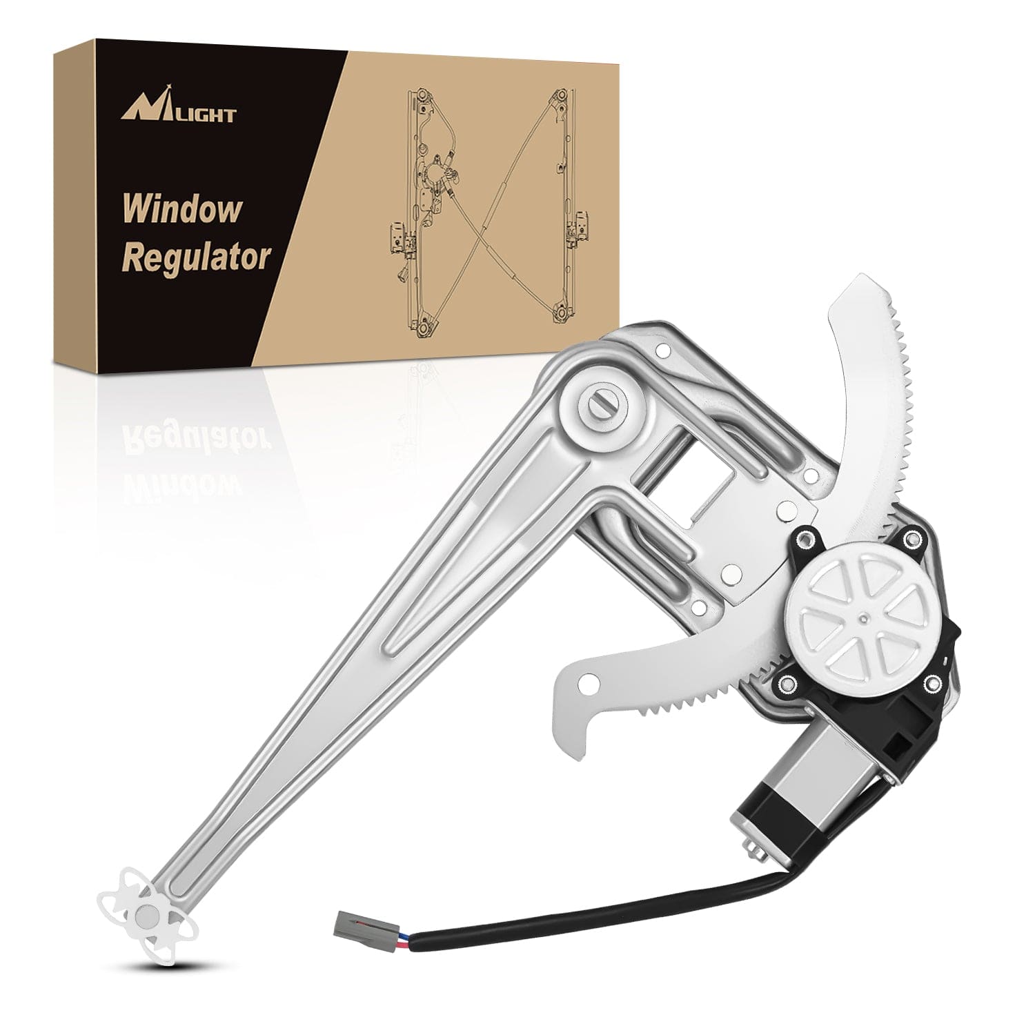 Power Window Regulator with Motor Assembly Replacement for Ford Ranger 2011-1993, Front Passenger Side, 741-832