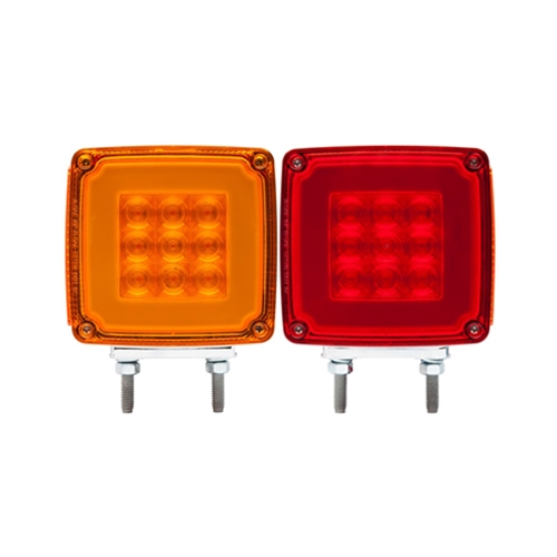 Optronics GloLightLED Dual Face Pedestal Mount Passenger Side Light - STL153ARPBB