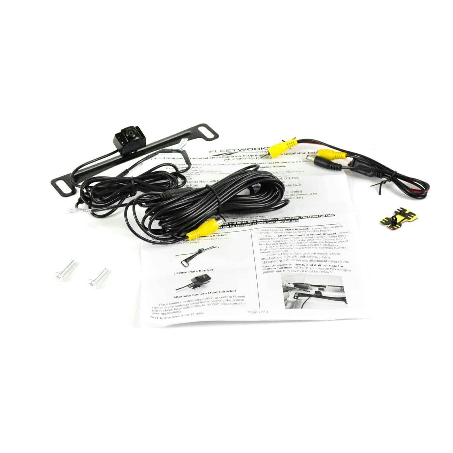 Brandmotion 9002-7611 Universal Dual Mount CMOS Camera w/Infrared Light