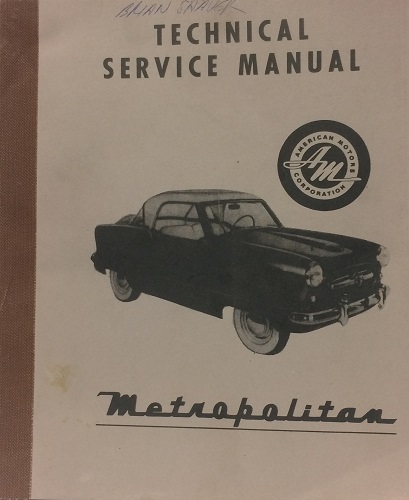 Metropolitan Technical Service Manual