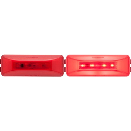 Optronics Red GloLight Thinline Sealed LED Marker/Clearance Light - MCL165RBK