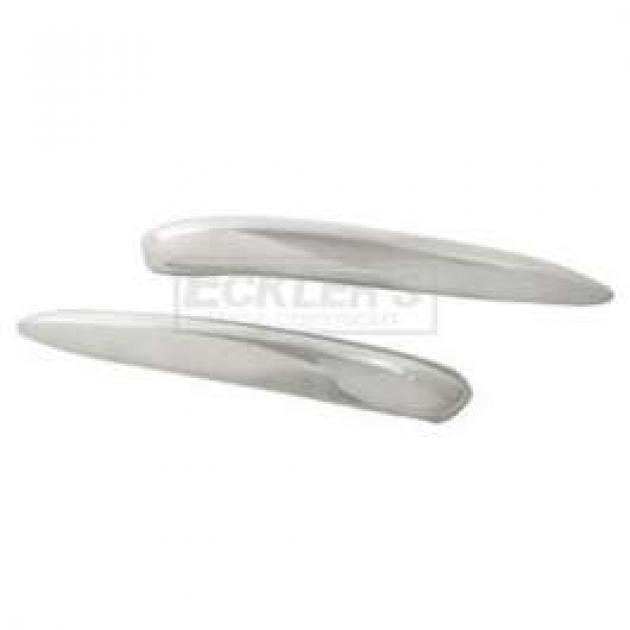 Early Chevy Stainless Rear Gravel Shield Spears, 1953-1954