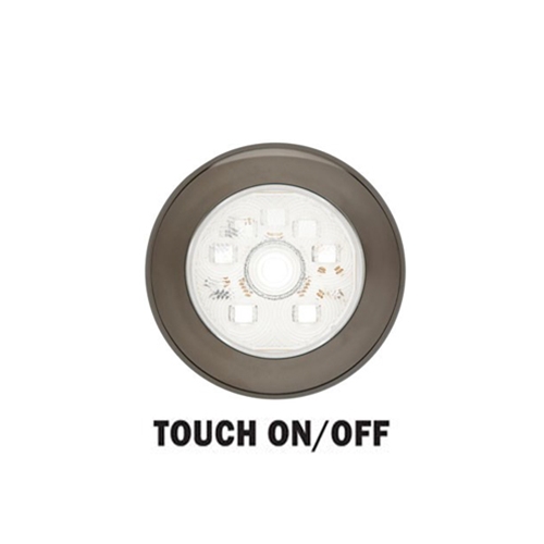 Optronics Touch switch 6-LED utility light with warm white LEDs, brushed nickel trim ring - UCL60CSWNB