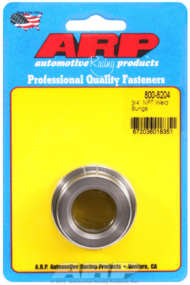 ARP 800-8204 Mild Steel Weld-In Bung - 3/4" NPT Female Thread