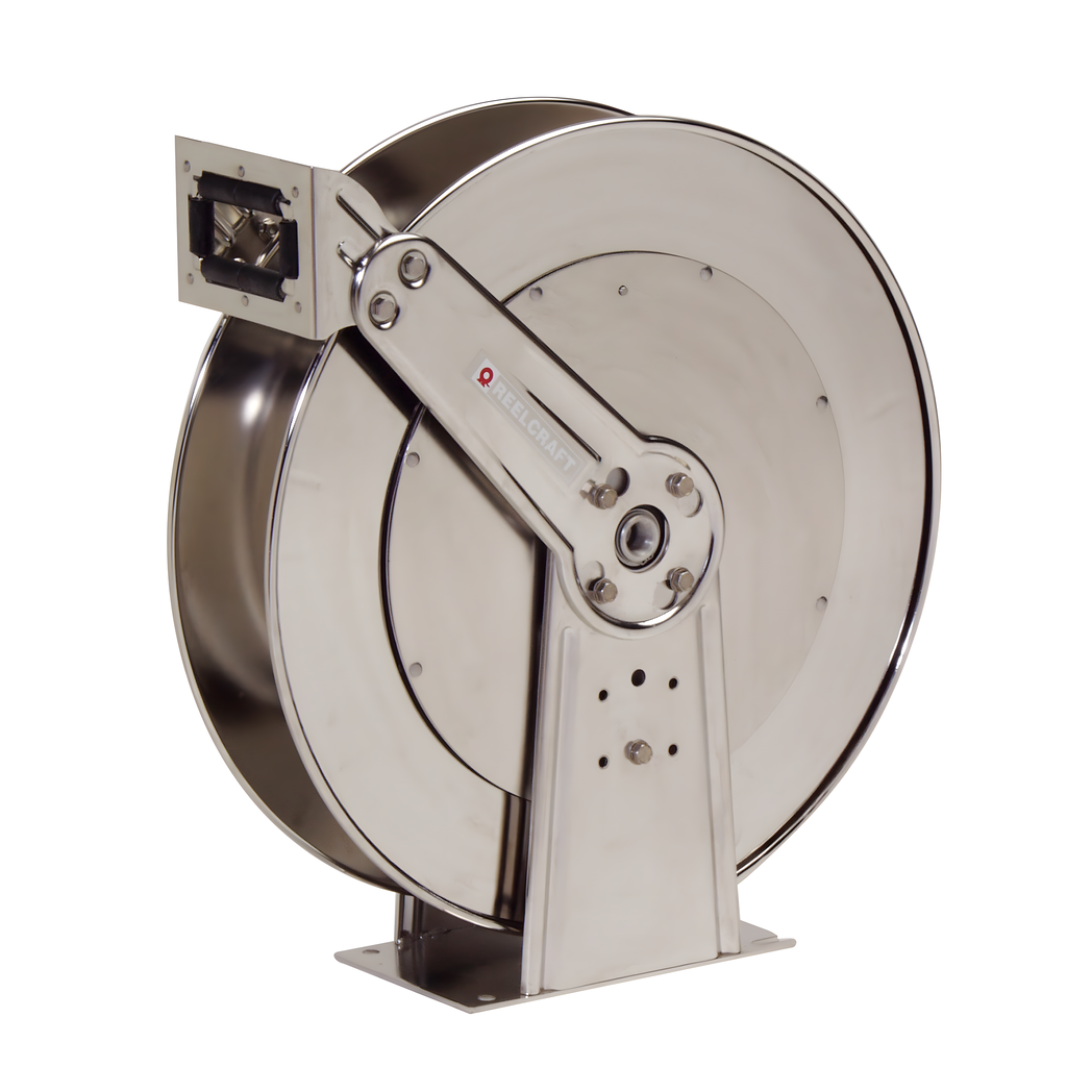 Reelcraft83000 OLSSpring Rewind Stainless Steel Hose Reel, for Air or Water