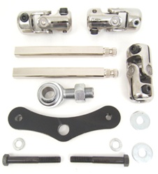 1967 - 1969 Camaro Steering Shaft Kit, Manual Rack, 1" DD Shaft