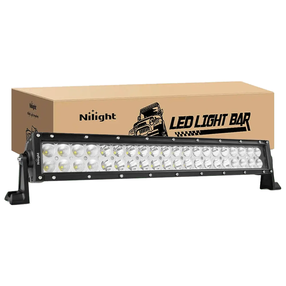 70003C-A 22-Inch 120w LED Light Bar Flood Spot Combo Work Light Driving Lights Fog Lamp Offroad Lighting for SUV Ute ATV Truck 4x4 Boat