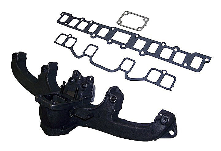 Crown Automotive 8124999K Exhaust Manifold Kitfor 72-79 Jeep CJ, SJ and J-Series with 6 Cylinder Engine