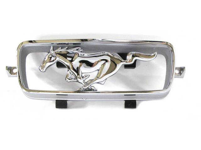 Grille Ornament, Running Horse and Corral, GT