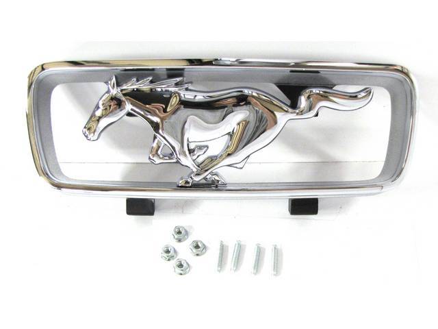 Grille Ornament, Running Horse and Corral, Standard