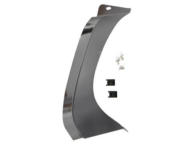 Radiator Grille Side Molding, LH, Wide