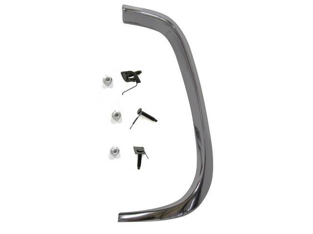 Radiator Grille Side Molding, LH, Thin