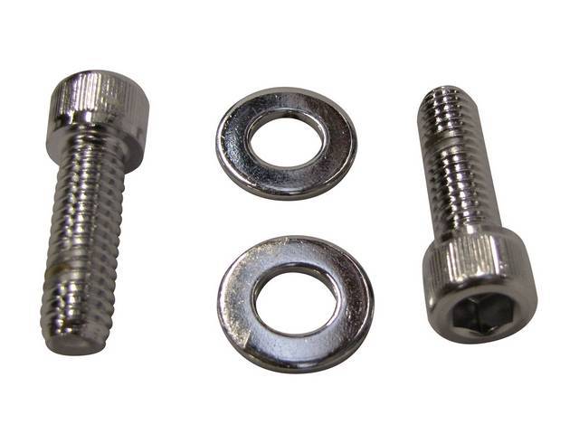 Thermostat Housing Mounting Kit, Chrome Allen Head Bolts
