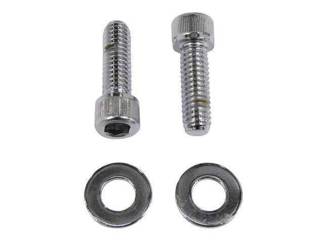 Thermostat Housing Mounting Kit, Polished Stainless Steel Allen Head Bolts