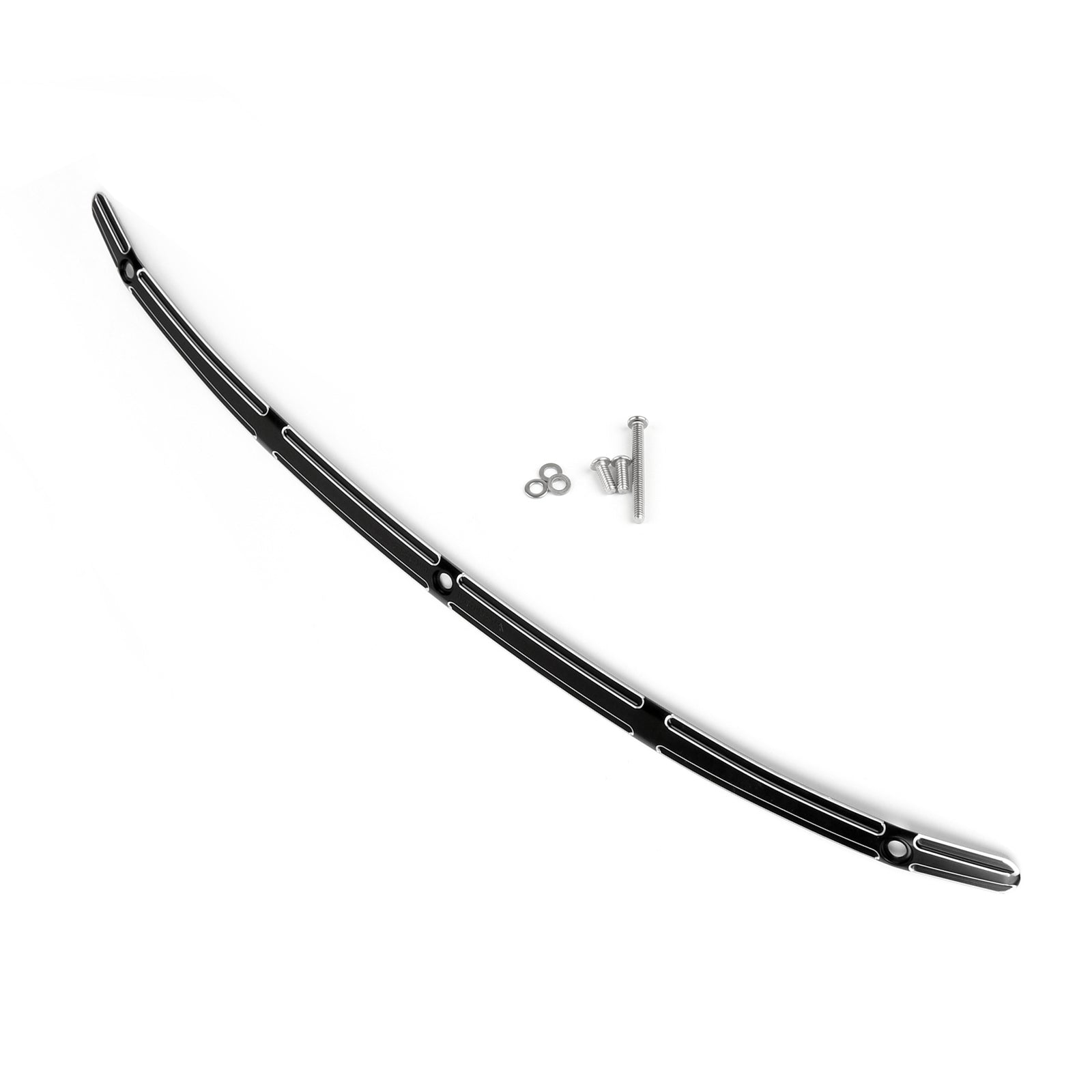 Black CNC Windshield Trim For Harley Electra Street Glide 2014-2016 Generic