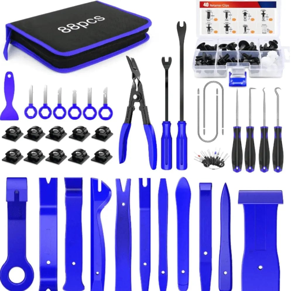 88 Pcs Trim Removal Tool Kit Blue