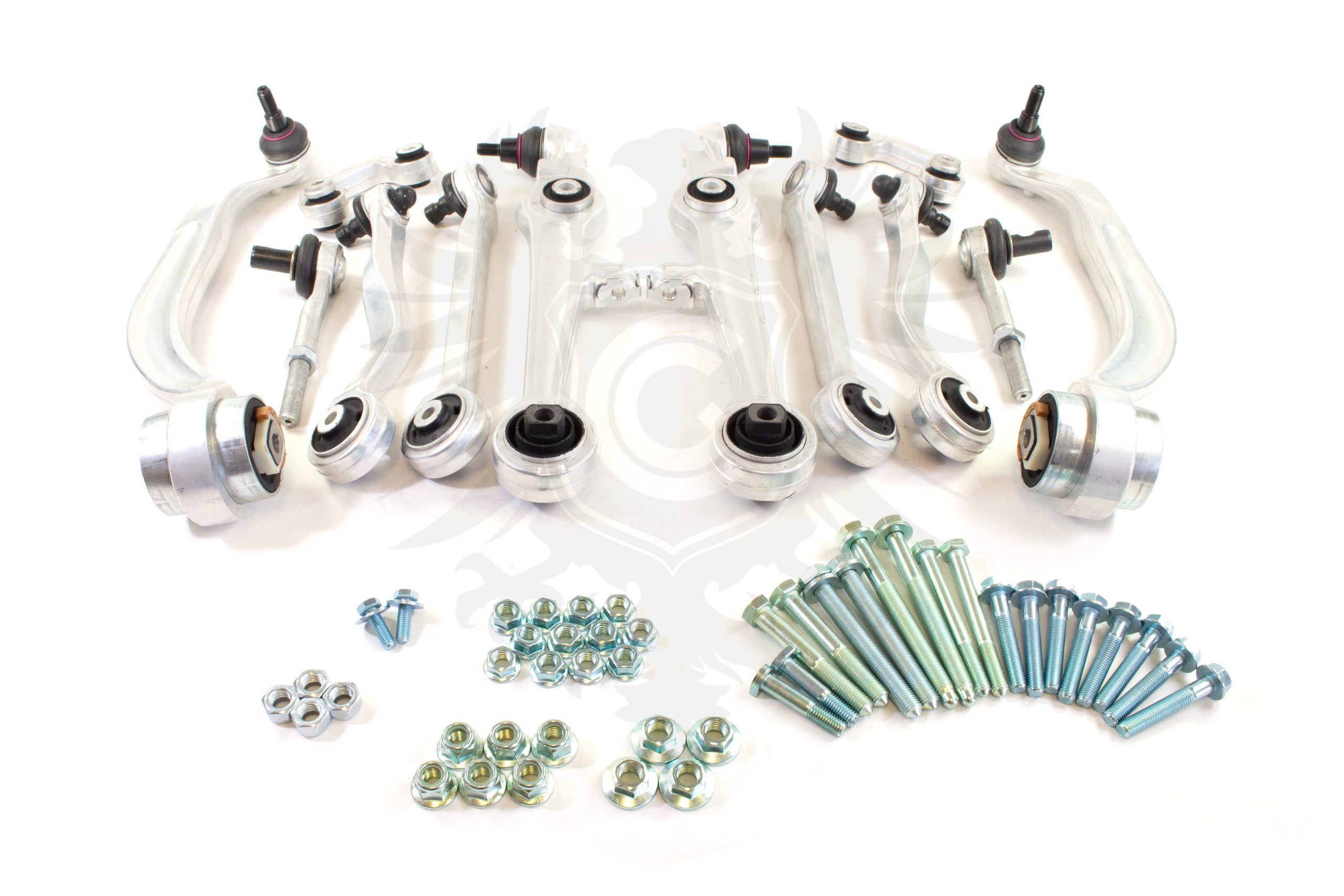 Suspension Control Arm Overhaul Kit, B6 Audi A4 Front 12pc