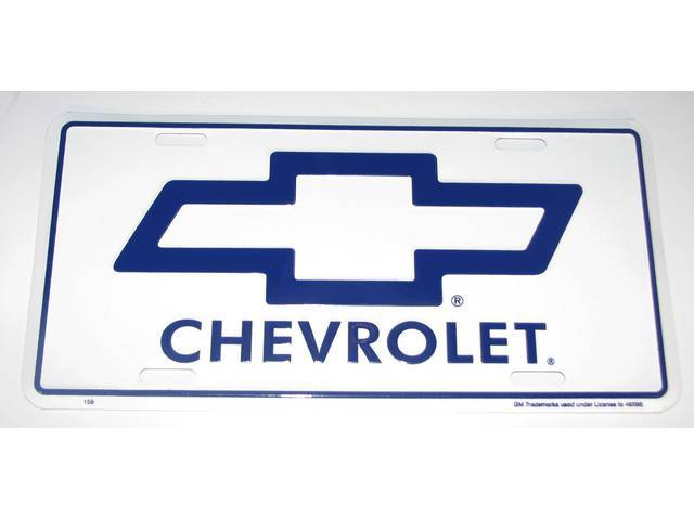 Chevrolet Bowtie License Plate