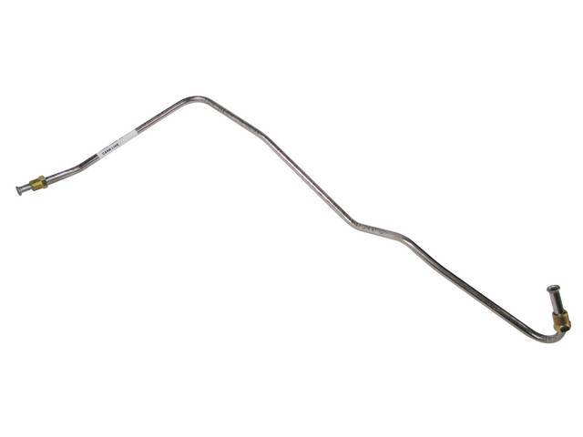 Fuel Pump to Carburetor Fuel Line, Late style, Stainless Steel