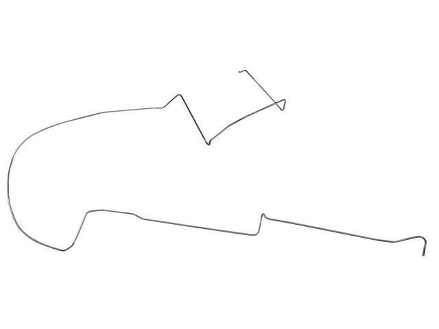 Fuel Tank to Fuel Pump Fuel Line, 5/16 1 Piece, Stainless Steel