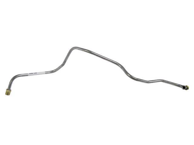 Fuel Pump to Carburetor Fuel Line, Late Style, Carbon Steel