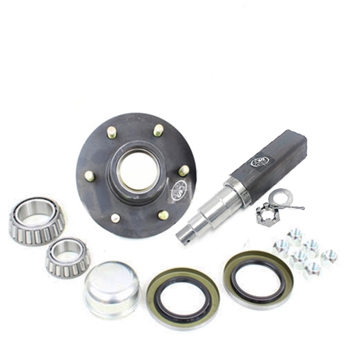 Square SP50642X 42 Spindle & 6-5.5" Bolt Circle Trailer Hub - SP54213HLB1E