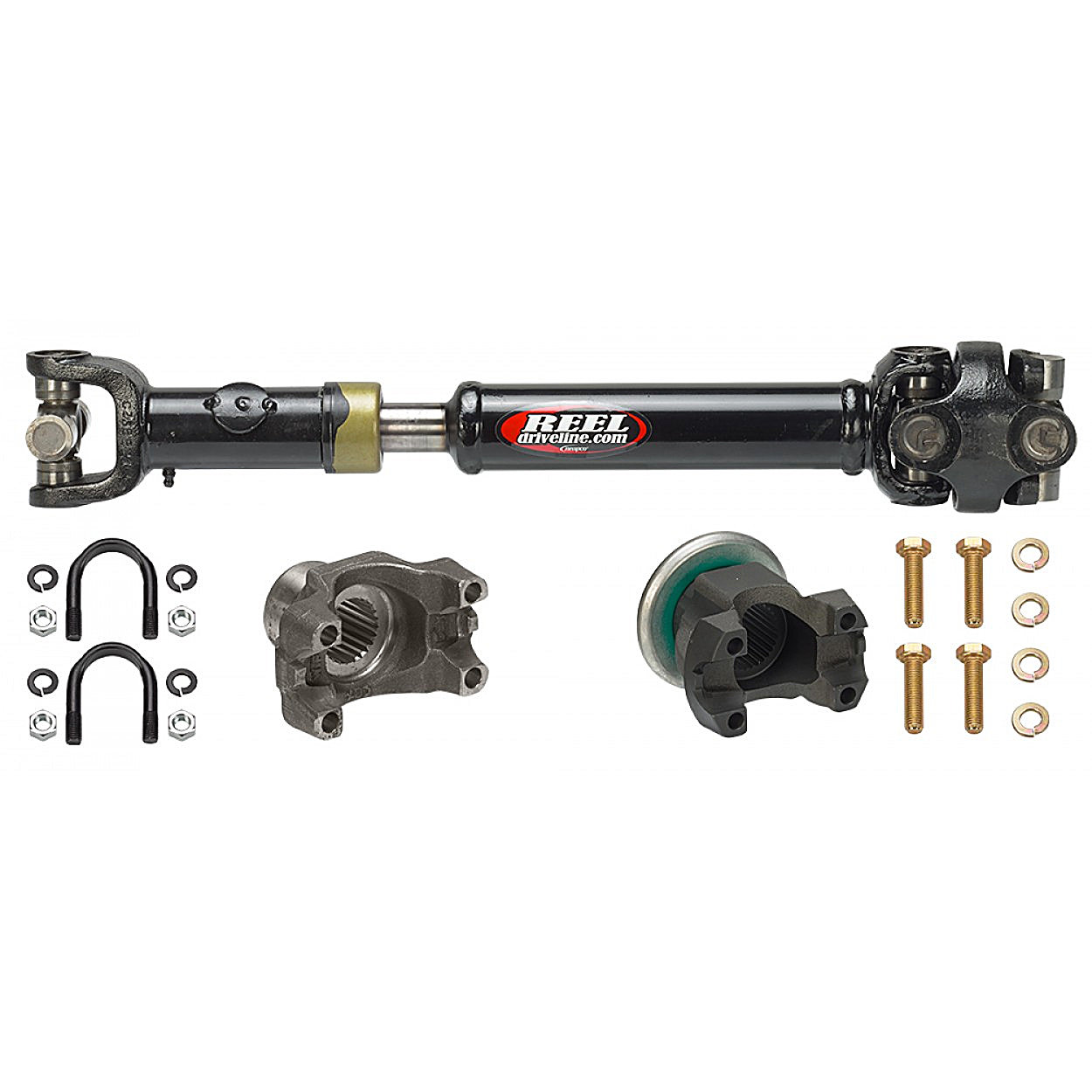 J.E. Reel 3112JK-4RM-BFGD Heavy Duty 1310 Rear Drive Shaftfor 12-18 Jeep Wrangler JK 4 Door with Manual Transmission