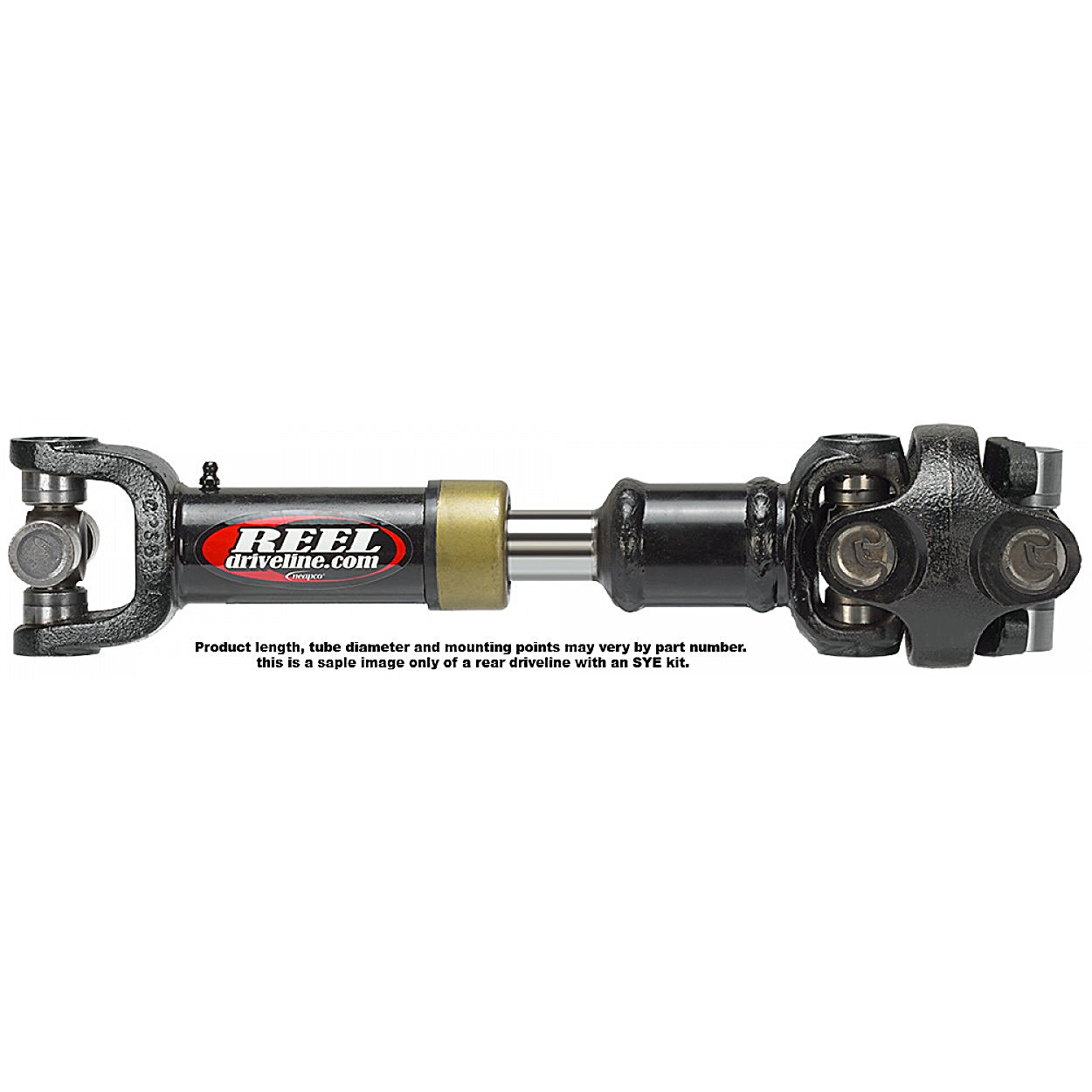 J.E. Reel 31CJ5-1825-BFGD Heavy Duty 1310 Rear Drive Shaftfor 76-79 Jeep CJ-5 with 6 or 8 Cylinder Engine and T150 Transmission