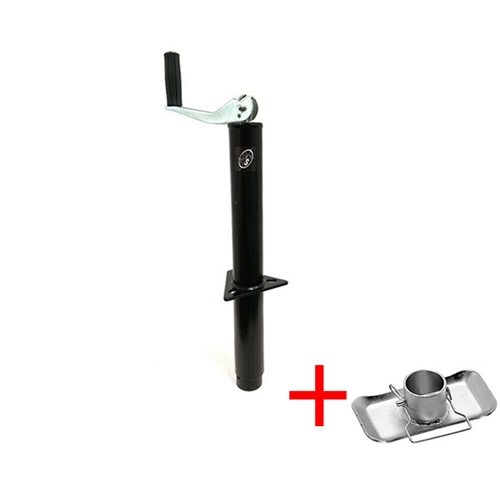 RAM 2,000 lbs. A-Frame Trailer Jack w/Zinc Trailer Foot TJA-2000-B-JF-100-Z