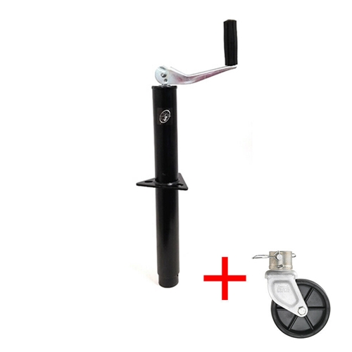 Ram 5,000 lbs. A-Frame Trailer Jack with 6" Poly Caster Wheel - TJA-5000-B-JC-101