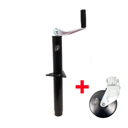 Ram 5,000 lbs. A-Frame Trailer Jack with 6" Steel Caster Wheel - TJA-5000-B-JC-102