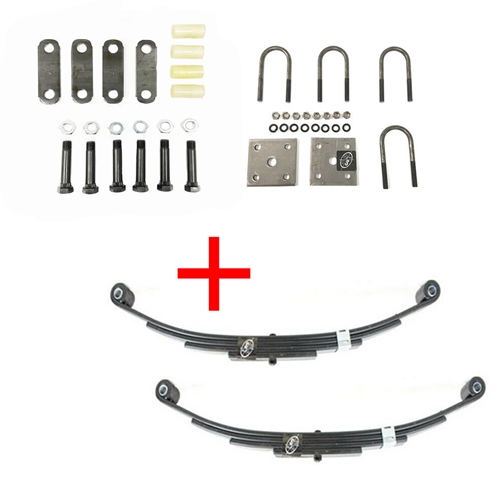 Southwest Wheel Single Axle Suspension Kit with No Hangers - HL3500-KIT-SINGLE