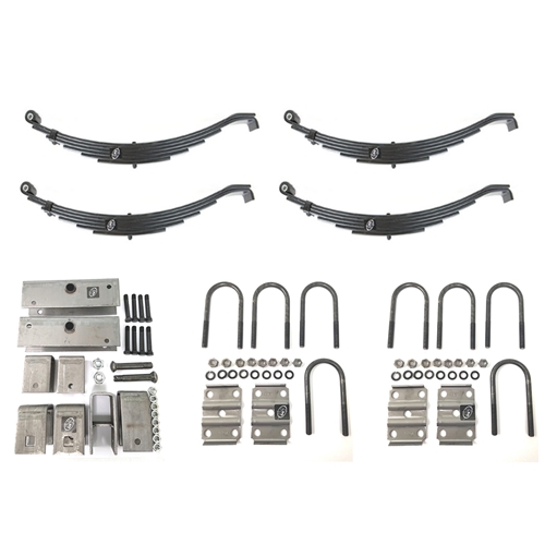 Southwest Wheel 7,000 lbs. Tandem Trailer Axle Suspension Kit - 7000-KIT-TANDEM (Slipper Springs)
