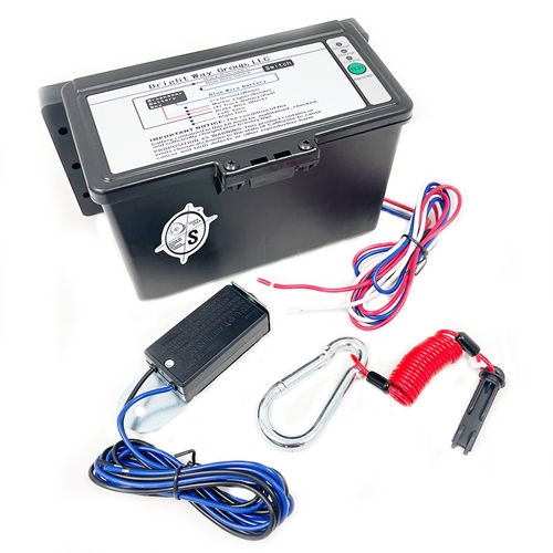 SOUTHWEST WHEEL Top Load LED Breakaway Kit & Charger w/ 6 Feet Zip Breakaway Cable - 2311-ZIP6