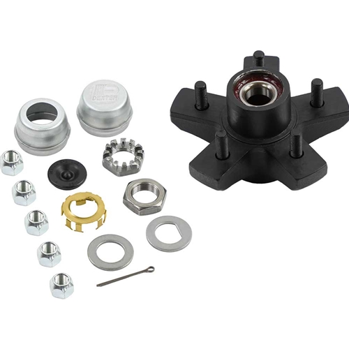 Dexter Pre-Greased Easy Assemble 5 on 5" Idler Hub for 3,500 lbs. Trailer Axle - K08-256-1G