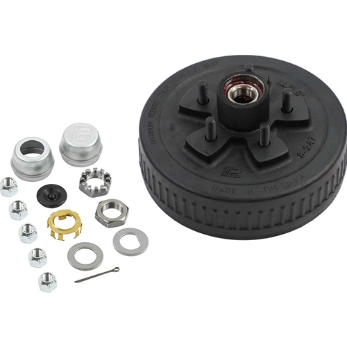 Dexter Pre-Greased Easy Assemble 5 on 4-1/2" Hub and Drum for 3,500 lbs. Trailer Axle - K08-247-1G