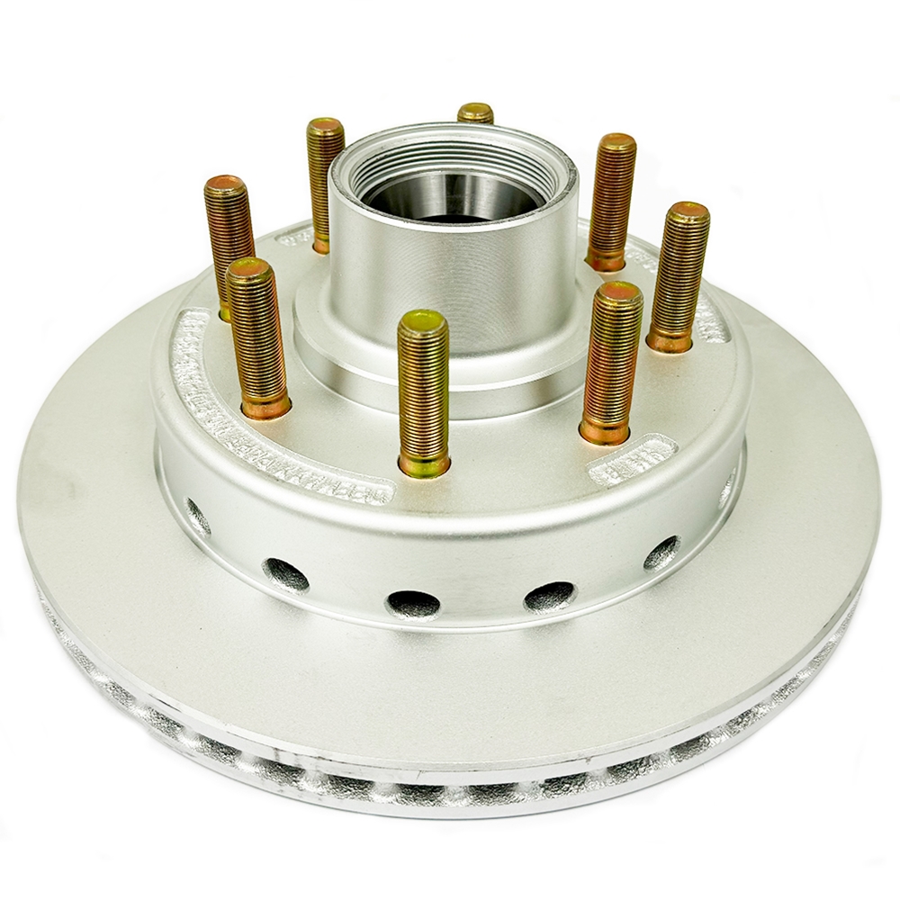 DeeMaxx 13.1" 8,000 lbs. Integral Rotor & Hub 5/8" Studs with Maxx Coating Threaded for Oil Cap - DM8KROTOR580-OIL