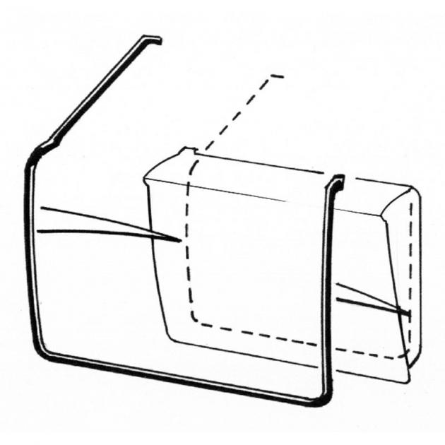 Dennis Carpenter Door Seal Kit - Hardtop & Convertible - 1963-64 Ford Galaxie C3AZ-7620530-PR