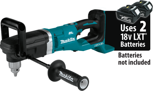 36V (18V X2) LXT™ Brushless 1/2" Right Angle Drill, Tool Only, Ergonomically designed, XAD03Z